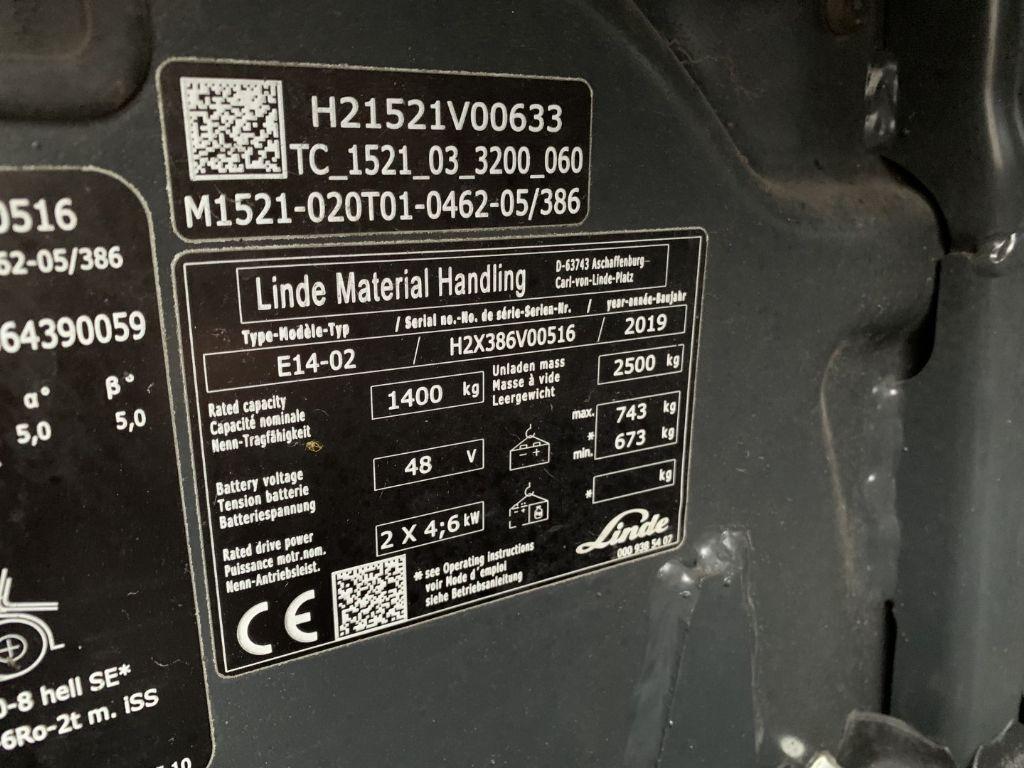 Electric forklift Linde E14-02 Linde E14-02- Photo 4